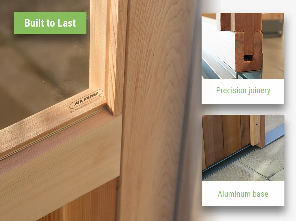 Feature image with close-ups of the framing and joinery of the Alton Cheltenham Greenhouse