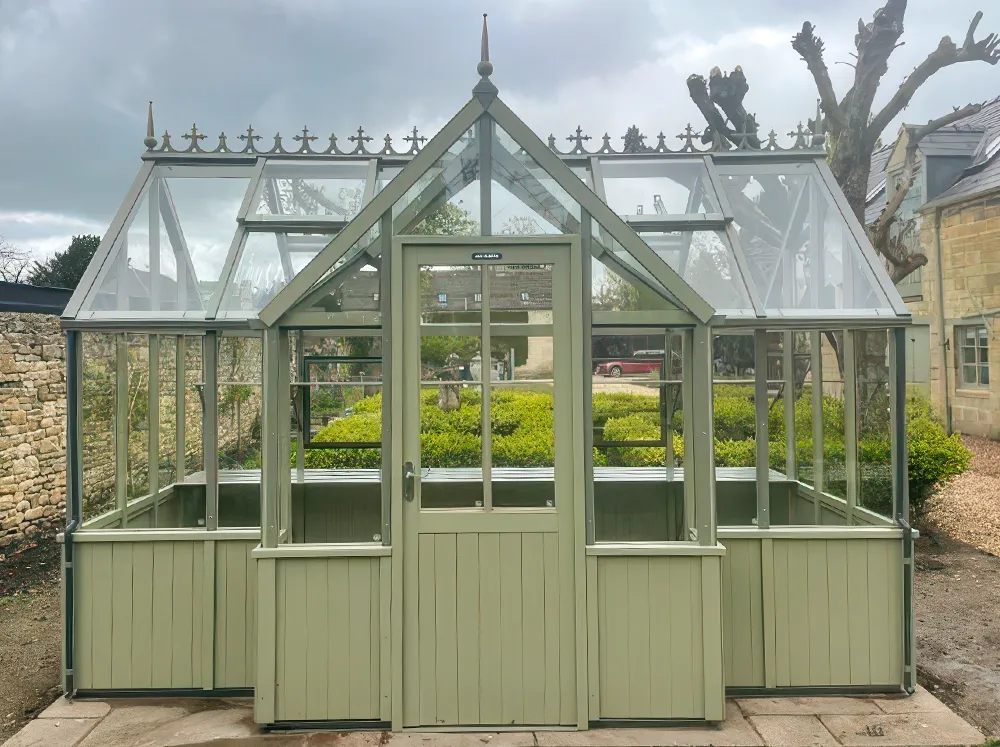 Alton Durham Orangerie painted in green