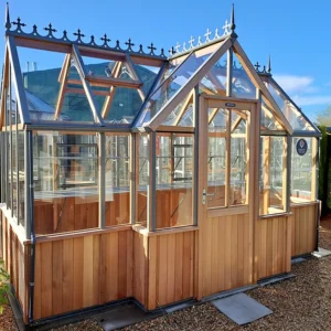 Front view of the Alton Durham Orangerie on a sunny day