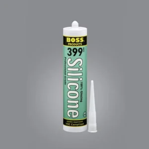 Tube of BOSS silicone sealant with applicator