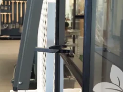 Side view of the open Janssens Push-Out Side Window