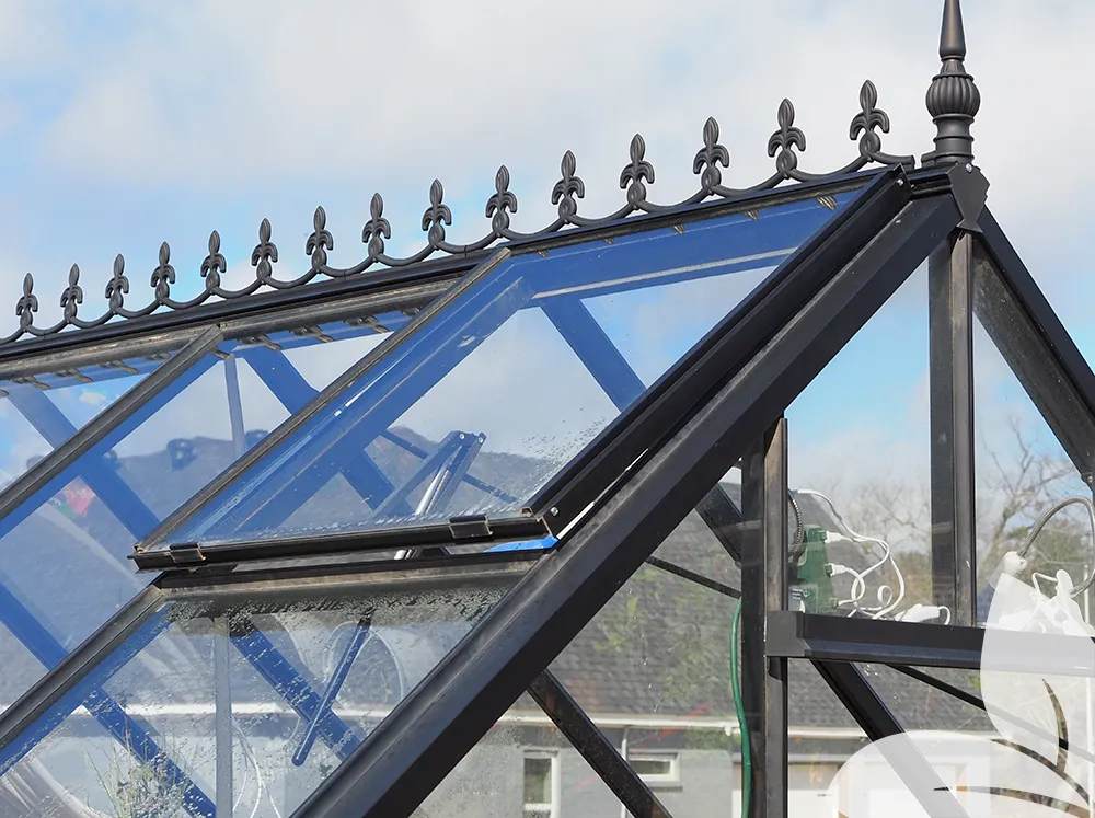 Exterior view of the Janssens Roof Vent Kit