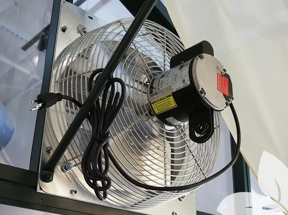 Interior view of the Exaco Exhaust Fan System