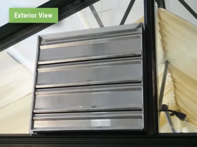 Exterior view of the Exaco Exhaust Fan