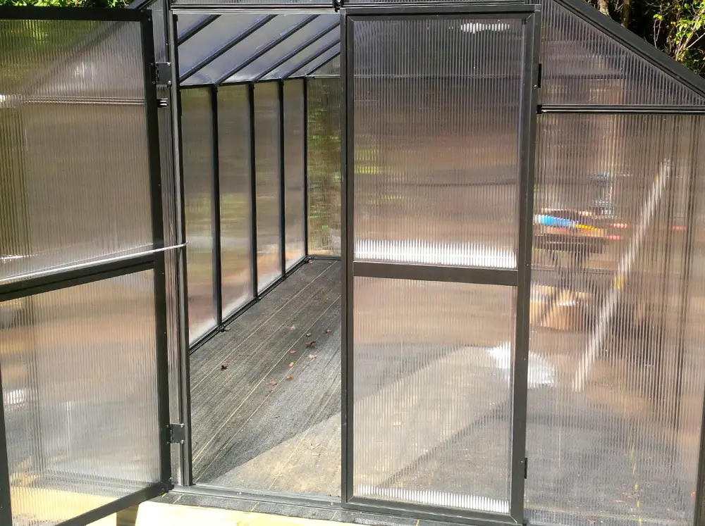 Front view of the MONT Door with half of it open