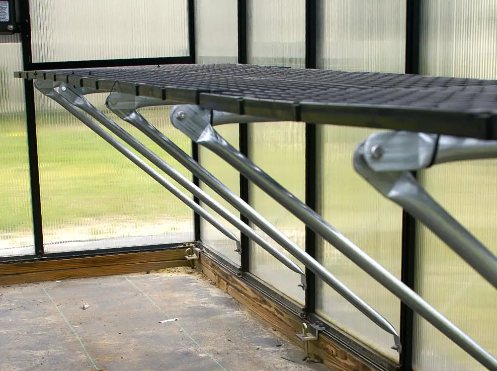 MONT Foldable Work Station Kit installed in MONT Greenhouse