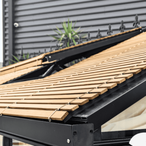 Wood Slatted Greenhouse Shades