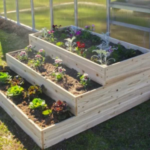 Eden Pyramid Raised Garden Bed stacked like terraces