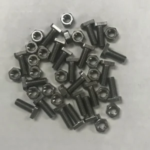 Several Greenhouse T-Bolts with nuts