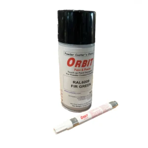 Janssens Touch-Up Paint can and pen on white background
