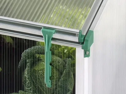 Close-up of the lid height adjuster of the Juwel BioStar 1500 Cold Frame