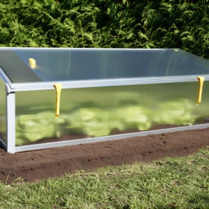 Juwel Year-Round Cold Frame with removable lid and netting for year-round use